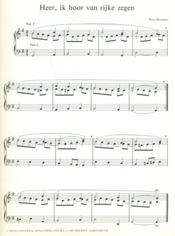 Brouwer, Nees - 4 koraalbewerkingen (Actieprijs!)