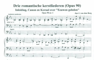 Berg, Jan J. van den - Romantische kerstbewerkingen en oudejaarsbewerkingen (24 pagina's)
