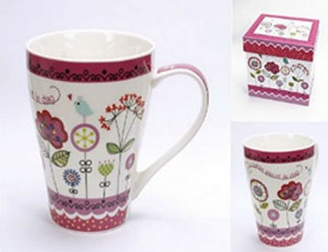 Mok in doos - Liefde kleurt je dag (In geschenkverpakk.)