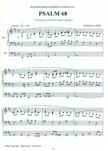 Eilander, Peter - Psalm 68 / Morgenglans der eeuwigheid