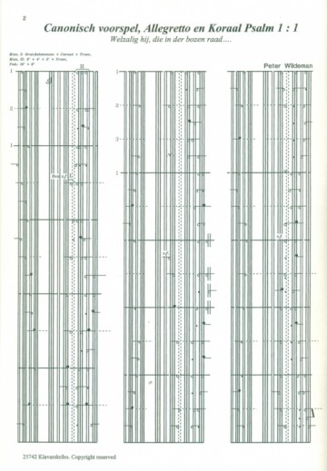 Wildeman, Peter - Koraalbewerkingen deel 5 (Klavar)