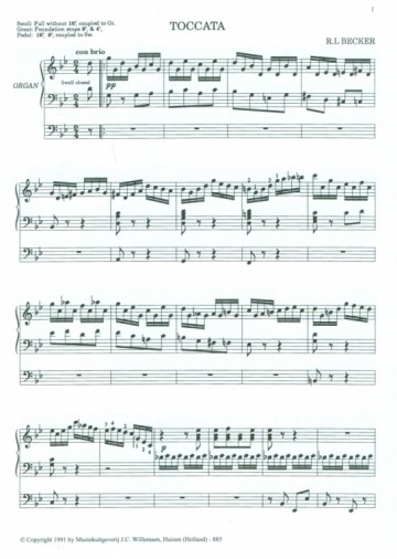 Becker, R.L. - Toccata