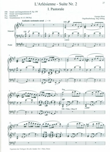 Bizet, Georges - L'Arlesienne (Suite nr. 1 en nr.2)