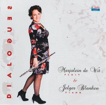 Wit, Marjolein de - Dialoques (fluit en piano) Aanbevolen!