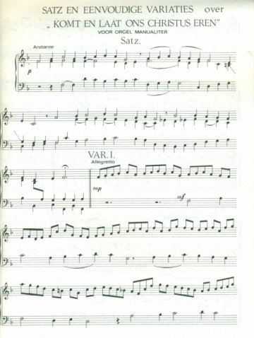 Berg, Jan J. van den - Komt en laat ons Christus eren / Roze fris ontloken
