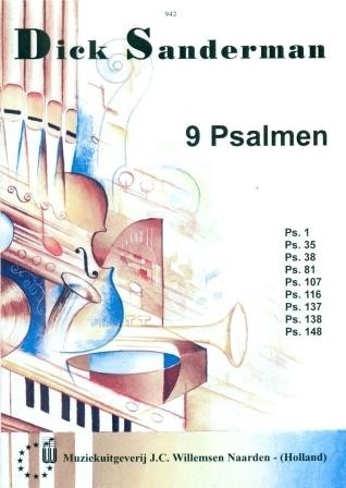 Sanderman, Dick - 9 Psalmbewerkingen (Nieuw!)