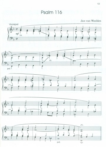 Weelden, Jan van - Psalmen in 2 toonsoorten (WIL900)