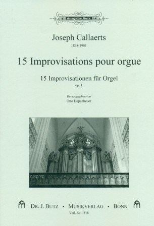 Callaerts, Joseph - 15 improvisaties voor orgel