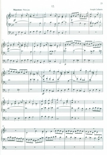 Callaerts, Joseph - 15 improvisaties voor orgel