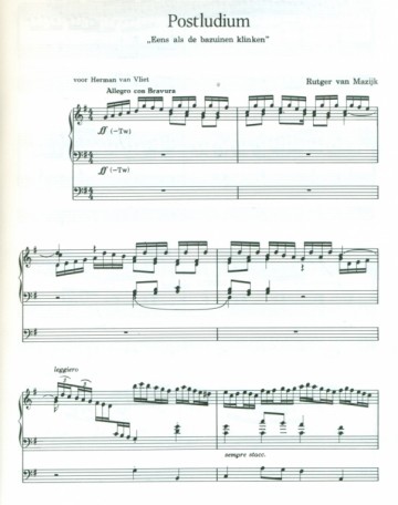 Mazijk, Rutger van - Eens als de bazuinen klinken