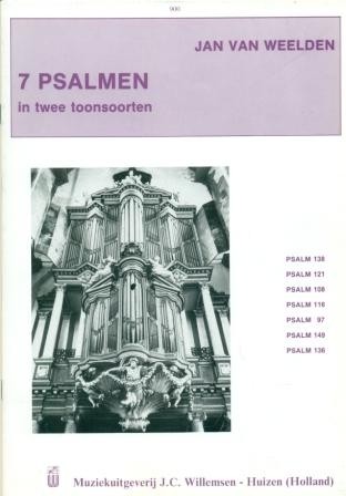 Weelden, Jan van - Psalmen in 2 toonsoorten (WIL900)