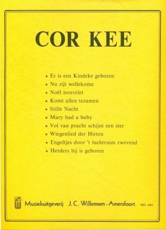 Kee, Cor - Kerstliederen bundel (ACTIE!)