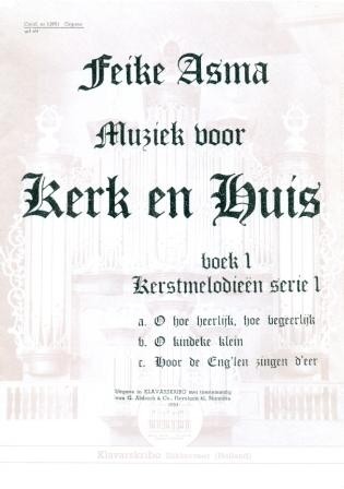 Asma, Feike - Boek 1 Kerstmelodieen serie 1 (Klavar)