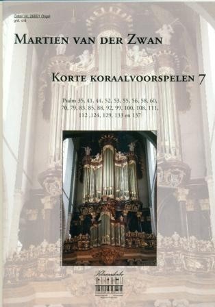 Zwan, Martien van der - Koraalvoorspelen deel 7 (Klavar)