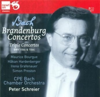 CPE Bach Chamber Orchestra - Bach Die Brandenburgischen Konzerte / Triple Concertos BWV 1044 & 1064