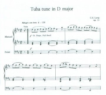 Lang, C.S. - Tuba Tune in D major
