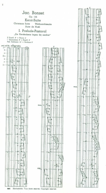 Bonset, Jac. - Kerst-suite (Klavar)