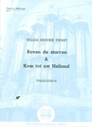 Zwart, Willem Hendrik - Boven de starren ea (Klavar)