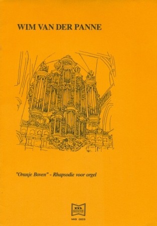 Panne, Wim van der - Oranje Boven Rhapsodie orgel