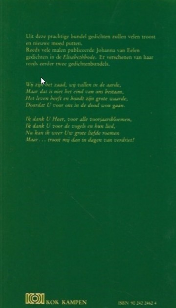 Schuilen aan zijn hart johanna w backk