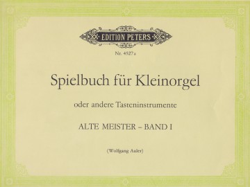 Spielbuch fur kleinorgel band 1   front