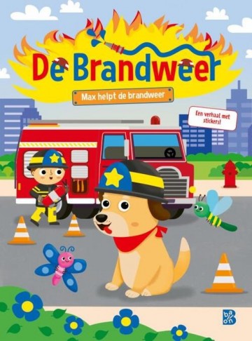 Stickerverhaal max helpt de brandweer