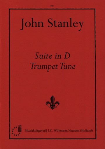 Suite d  trumpet tune   j stanley   9789043149648