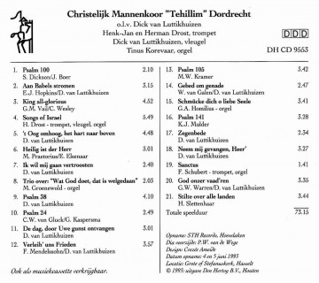Tehillim back