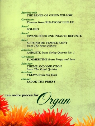 Ten more pieces for organ