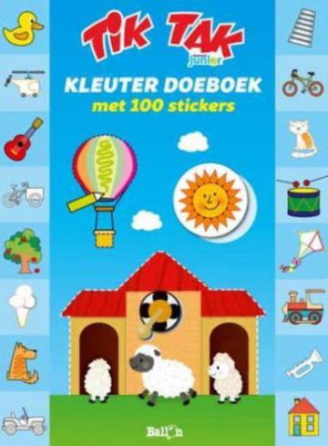 Tik tak 0   tik tak   kleuterdoeboek met 100 stickers tiktak  978940