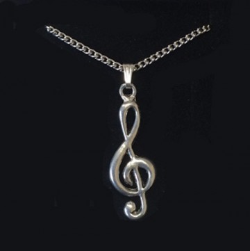 Tinnen hanger g sleutel in doos 2