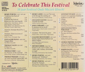 To celebrate this festival   10 jaar festival oude muziek utrecht   back