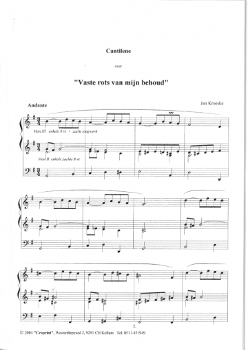 Vaste rots van mijn behoud