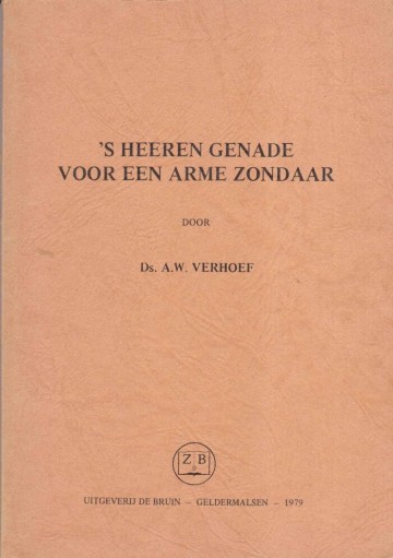 Verhoef ds aw   s heeren genade voor een arme zondaar