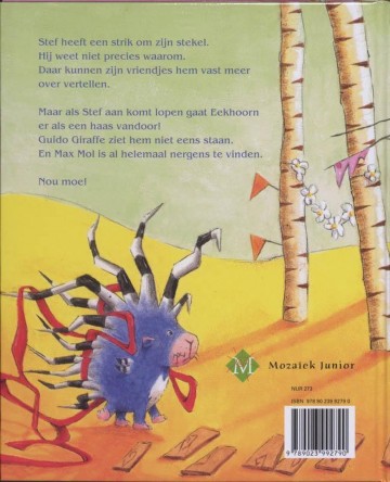 Verweerd joke   feest voor stef stekel achterkant