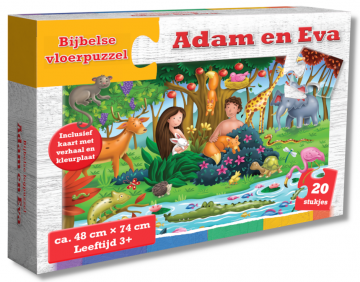 Vloerpuzzel adam en eva