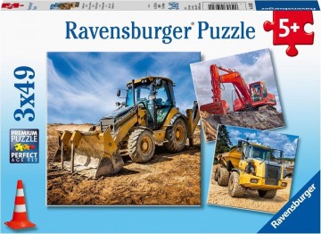 Voor kinderen vanaf 5 jaar puzzel bouwmachines aan het werk ravensburger