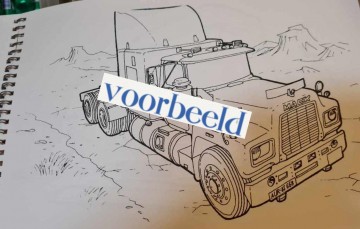 Vrachtwagens kleurboek