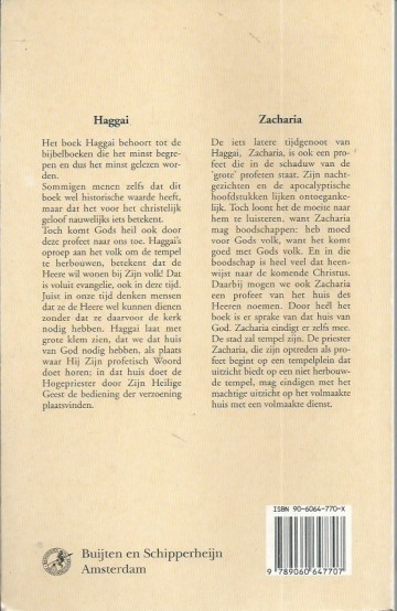 Westerink ds j   haggai en zacharia   profeten van het huis van god a