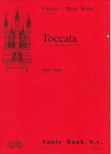 Widor toccata 5e symphonie opus 42 en fa refoboekcom