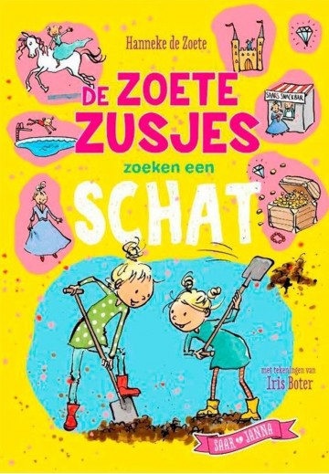 Zoete zusjes zoeken een schat 0