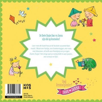 Zoetezusjes vouwblaadjes back