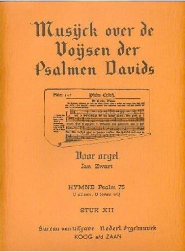 Zwart jan   stuk 12   hymne psalm 75   1 noten   front