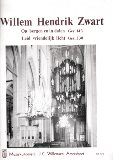 Zwart willem hendrik   op bergen en in dalen ea  wil 523   front