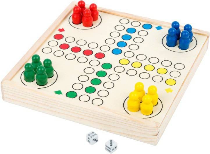 Houten Mens erger je niet 15x15 - Spellen en - Webshop Tolle Lege - Voor het betere betaalbare en verantwoorde 2ehands en nieuwe boek