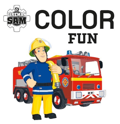 Kleurboek Brandweerman Sam Junior Oranje - Color Fun Prentenboeken - Webshop Tolle Lege Voor het betere betaalbare en verantwoorde en nieuwe boek